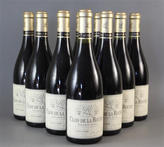Ten bottles of Clos De La Roche, 1999 (Lucien Le Moine)